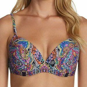 NWT RAISINS JUNIOR'S BAJA SURF MOONSHADOW UNDERWIRE BIKINI TOP